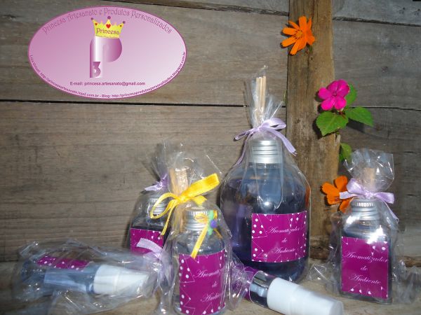 Aromatizadores de Ambiente - Vidro quadrado com Varetas